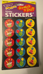 TREND SCRATCH AND SNIFF STINKY STICKERS VARIOUS DESIGNS