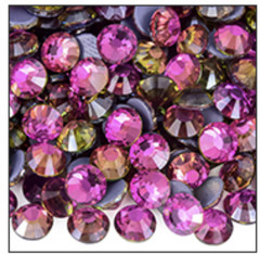 CHAMELEON Color Changing Hotfix Bedazzle AAAA Rhinestones High Quality CRYSTAL
