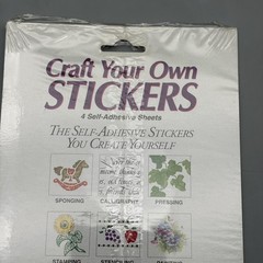Vintage 90s Paper Magic Group Craft Your Own Stickers 12 Packs Made USA Sealed