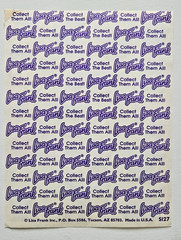 VTG Lisa Frank Sticker Sheet Complete Rare # S127 Rock N Roll Dogs