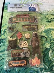 JOLEES STICKERS (3) AND OTHER BRANDS (2) VARIETY 3D NEW ADORABLE DETAILS