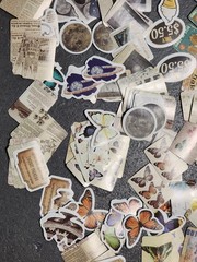 300 Pcs Vintage Stickers, Journaling. And Scrapbooking (Time Flies Set)