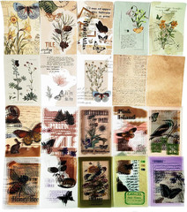 251PCS Vintage Scrapbook Supplies Pack, Scrapbooking Paper and Stickers Ephemera