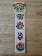 Vintage CABBAGE PATCH KIDS SCRATCH N SNIFF CHOCOLATE FUDGE Sticker Strip