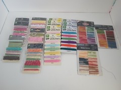 Lot of 16 Making Memories Scrapbook Paper Crafting Colorful Stitches And Trims