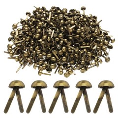 500pcs for Brads Paper Clips 6x13mm for Metal for Craft, Bronze