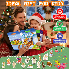 Reusable Sticker Books for Toddlers 1-3, Puffy Stickers for Ages 2-4 (3 Set)