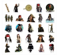 Pirates Stickers Vinyl Decals Sticker Bomb Laptop Luggage Movie Pack Lot 50pc