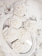 SPECIAL Baby POETRY WHITE 6 Pk Flowers PAPER 45-50mm Manor House ConB