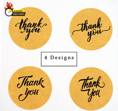 Thank You Stickers | Thank You Stickers for Small Business | 500 Self-Adhesive &