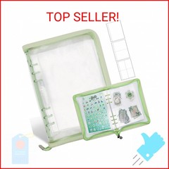 Ruatu Sticker Storage Organizer Binder A5 Sticker Book Collecting Album Reusable