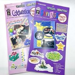Vtg Scrapbook Stickers Lot 13 Frances Meyer NRN Mrs Grossmans Girl Birthday