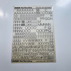 Chartpak Velvet Touch Lettering Rub On Dry Transfer Letraset Letters *SEE LIST*