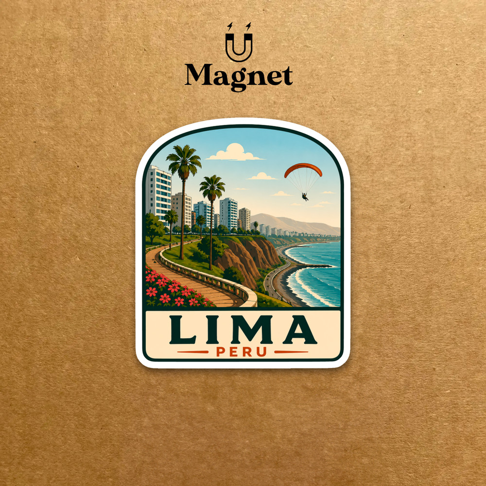Peru Lima Magnet | Travel Magnet | Fridge Magnet