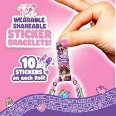 Sticki Rolls x Aphmau Toy Pendant & Bracelet Set – 120 Holographic Stickers