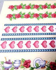 Sandylion Vintage Disney Belle Beauty & The Beast Clear Border Stickers NOS 1992