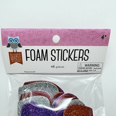New Heart Shape Foam / Felt Stickers Self-Adhesive Kids Arts Craft 15 Pkgs =432
