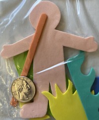 SURFER BOY Foamies Kit (7pc) Darice•Surfboard•Waves•Beach •Ocean•Vacation•Water•