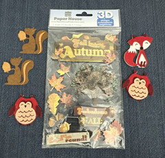 Jolee’s Boutique + Various Brands Dimensional Autumn/Fall/Animal Stickers