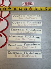 Du Pont Vintage Sticker Lot 14 Pieces Vintage Decal Sticker