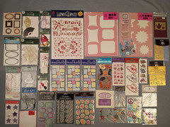 Lot of Scrapbooking Embellishments