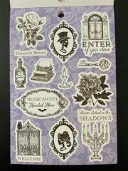 RECOLLECTIONS HALLOWEEN STICKER BOOK 12 PAGE 336 PC STICKERS DEAD REGENCY