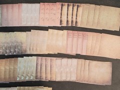 100p 3 1/4 X 3 1/4 Colorful Scrabpook Paper Pack Dissappearing Images