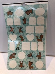 Vintage Heartline & Sandylion & Other Stickers Scooby-Doo Background ’70s Style