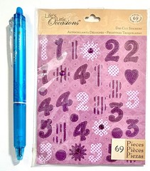 Numbers Stickers Scrapbooking Card Journal Planner Life’s Little Occasions