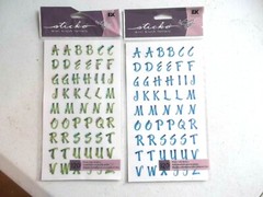 Deja Views alphabet Stickers & Adhesive Tags all New