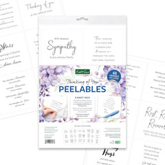Designs Thinking of You Peelables Stickers for Card Making. 48 Peelable Verses &