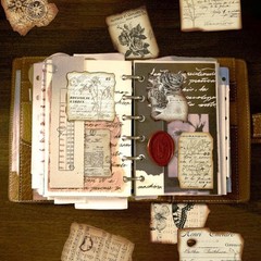 Vintage Journaling Stickers,Scrapbook Supplies for Planners,100Pcs Junk Journ…