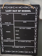 Reversible chalkboard with white chalk markers