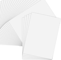 16 Pack Printable Vinyl Clear Sticker Paper Clear Vinyl Sticker Paper Waterproof