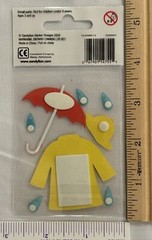 New Sanylion Essentials RAINY DAYS Dimensional Stickers PSCBHMME114
