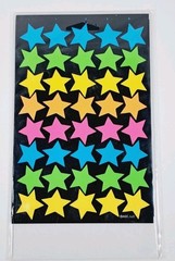 Anerican Greetings Rainbow Smiley Face & Star Stickers – 10 Sheets Multi Color