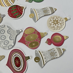 Anna Griffin Embellishments Christmas Ornaments 20+ Some Are 3D Card Making