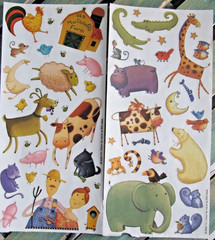 Vintage Mambi Stickers – SR-164 Farmyard / BR & SR-165 Noah’s Ark / HSR & HBR-01