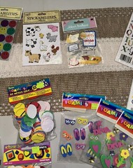 Huge Vintage Sticker LOT New package 30 Jolee’s Boutique Scrapbook Foam Scented