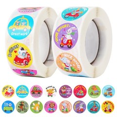 1000 Pieces Stickers for Kids,Cute Cartoon Animal Reward Stickers Suitable fo…