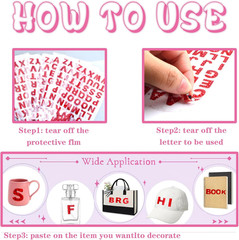 8 Sheets Glitter Alphabet Stickers Sparkling Crystal Rhinestones Letter a to Z S