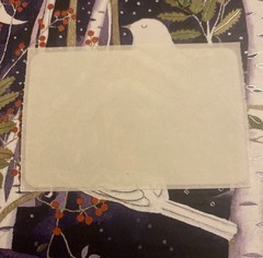 Vintage SmileMakers Holiday Gingerbread House Sticker Mod 2×4 Inches