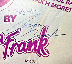 Vintage AUTOGRAPHED LISA FRANK SIGNED 1984 Markie Unicorn Jumbo Sticker 1/1 ****