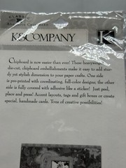 k & Company Stickers Classic Adhesive Chipboard