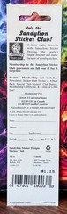 Sealed Vintage SandyLion Glow In The Dark Stick-er-Treat Ghost Stickers-1 Sheet