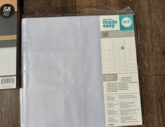 Scrapbooking Bundle 12×12 Size-Photo Holders, Cardstock,Stickers,etc.