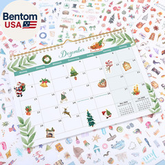 Planner Stickers with Glittery Film, 1000+ Scrapbook Stickers for Calendar Seaso