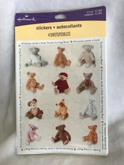 New Sealed Hallmark Everyone Needs A Little Tender Loving Teddy Bear Stickers