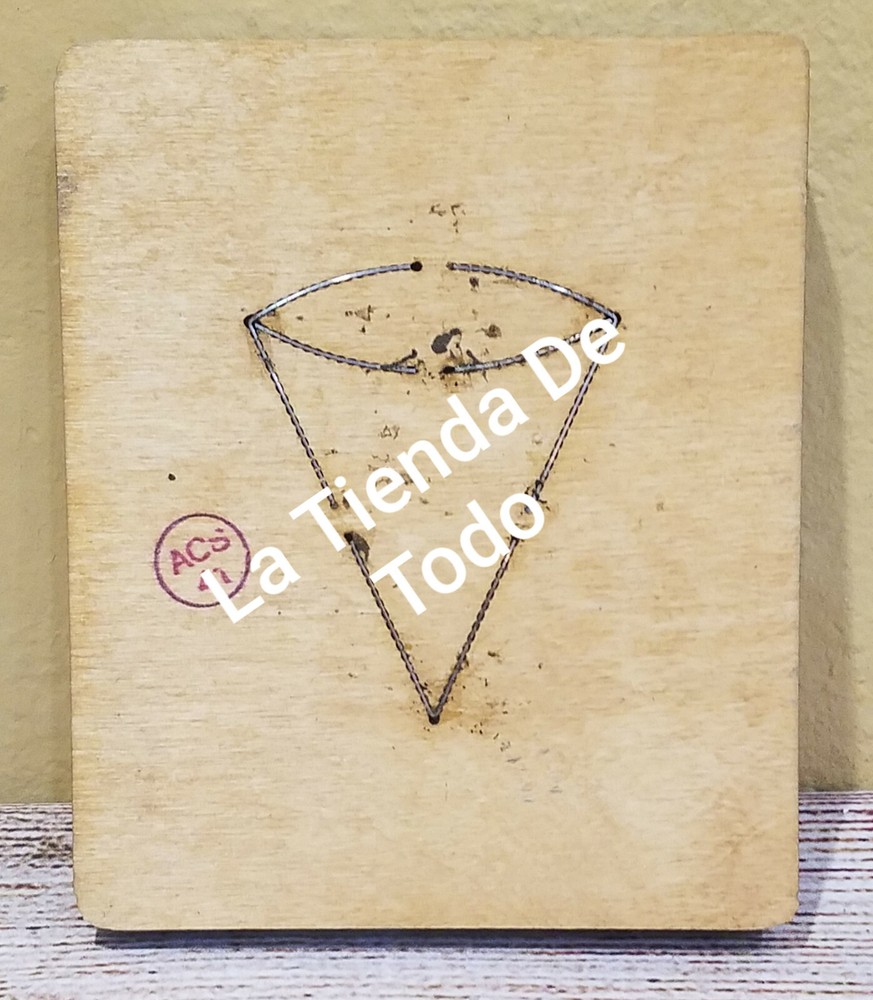 WOOD WOODEN PAPER CUTTING BLADE DIE CONE FITS ACCUCUT SYS READ