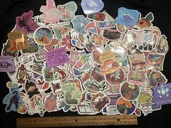 💣 LOT OF 50 RANDOM STICKER BOMB lots of styles Decals assorted decorations